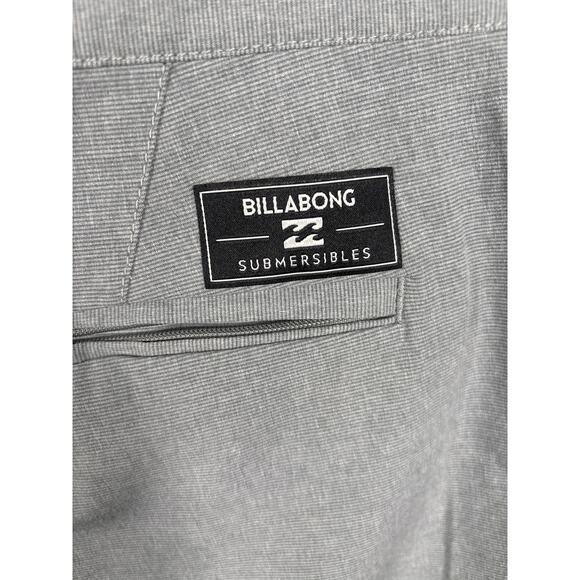 Billabong Submersible Crossfire Quad Blend Men Size 38 Gray Beach Surfing Shorts - Picture 4 of 11